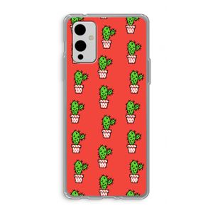 Mini cactus: OnePlus 9 Transparant Hoesje