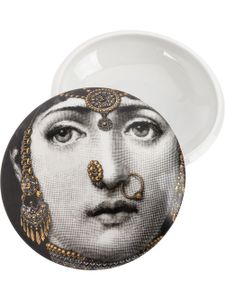 Fornasetti assiette imprimée - Noir