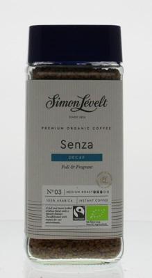 Simon Levelt Cafe organico senza decaf instant bio 100 Gram