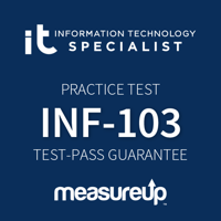 Pearson Practice Test INF-103 Information Technology Specialist Device Configuration and Management