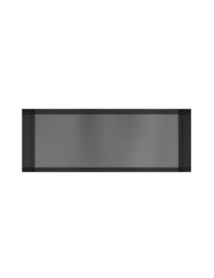 Hotbath &MORE Inbouwnis 30x80x10cm frameless Geborsteld Gunmetal PVD