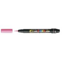 Paintmarker uni posca pcf350 brush 1-10mm rood | 5 stuks