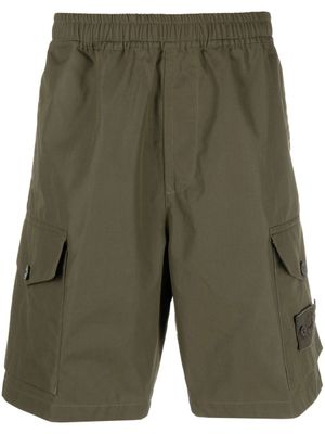 Stone Island short en coton à poches cargo - Vert