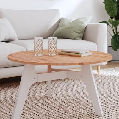 Tafelblad rond Ø80x1,5 cm massief beukenhout