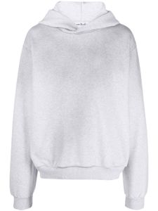 Acne Studios hoodie en coton mélangé à logo imprimé - Gris