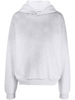 Acne Studios hoodie en coton mélangé à logo imprimé - Gris - thumbnail