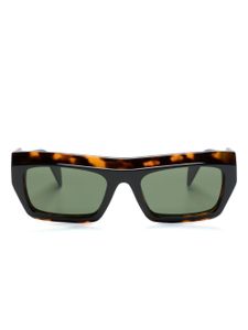 Palm Angels Eyewear lunettes de soleil rectangulaires Empire - Marron