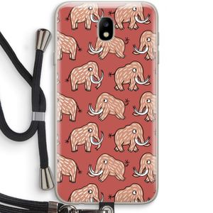 Mammoet: Samsung Galaxy J7 (2017) Transparant Hoesje met koord