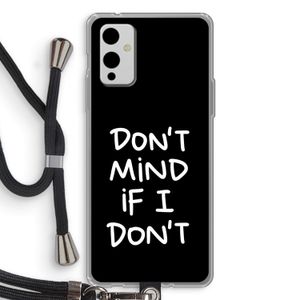 Don't Mind: OnePlus 9 Transparant Hoesje met koord