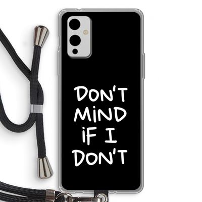 Don't Mind: OnePlus 9 Transparant Hoesje met koord