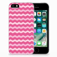 Apple iPhone SE | 5S | TPU bumper | Waves Pink