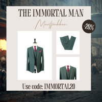 Maatpak Voor Heren | 3-delig Pak | Donkergroen | Kamgaren Wol | Lichtgewicht & Ademend | Peaky Blinders