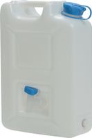 Hunersdorff Waterjerrycan | 22 l HD-PE stapelbaar, met uitloopkraan | H495xB350xD165mm | 1 stuk - 816700 816700