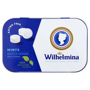 Wilhelmina Pepermunt Wilhelmina - Mints Mint 50 Gram 6 Stuks