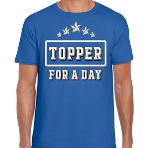 Topper for a day concert t-shirt voor de Toppers blauw heren