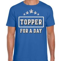 Topper for a day concert t-shirt voor de Toppers blauw heren - thumbnail