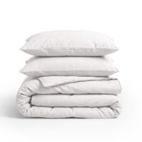 Dekbedovertrek Linnen Uni - Wit - Eenpersoons (140x200 Cm) - Wit Linnen - Effen - Primaviera Deluxe - Dekbed-Discounter.nl