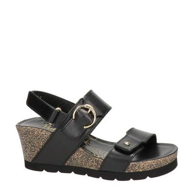 Panama Jack Velvet leren sleehakken zwart