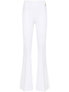 Elisabetta Franchi pantalon à coupe évasée - Blanc