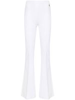 Elisabetta Franchi pantalon à coupe évasée - Blanc