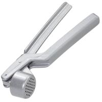 Westmark Knoflookpers - zilver - aluminium - 16 cm - keuken gerei - met nauwkeurig gefreesde kom en