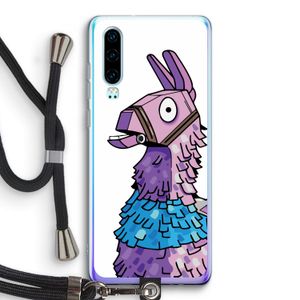 Lama: Huawei P30 Transparant Hoesje met koord