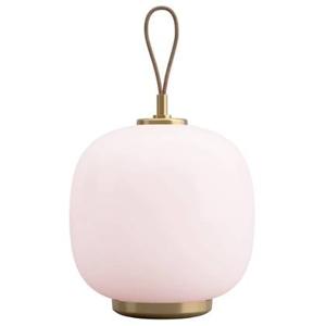 Louis Poulsen VL 45 Radiohus Portable tafellamp Brass|Glossy Pale Rose