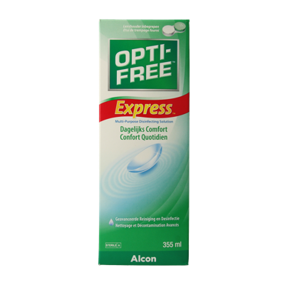 Optifree express MPDS + lenshouder 355 Milliliter Optifree express MPDS + lenshouder 355 Milliliter