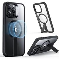 iPhone 15 Pro Max Boost Flickstand Case (HaloLock) - Clear Black