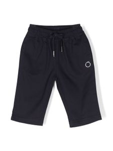 TRUSSARDI JUNIOR pantalon à logo brodé - Bleu