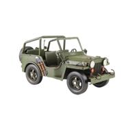 A TIN MODEL OF A WILLYS MB ARMY JEEP A TIN MODEL OF A WILLYS MB ARMY JEEP