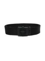 Stone Island Junior ceinture à motif Compass - Noir