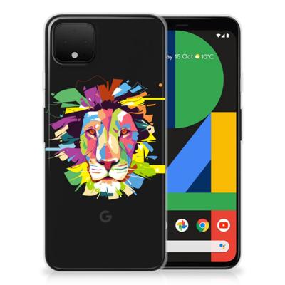Google Pixel 4 XL Telefoonhoesje met Naam Lion Color Google Pixel 4 XL Telefoonhoesje met Naam Lion Color