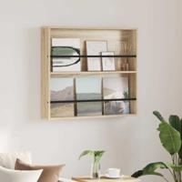 Tijdschrift Rek Sonoma Eiken 80 x 12 x 70 cm Bewerkt hout