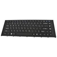 Notebook keyboard for Sony VPC-EA PCG-61211 black with frame