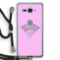 Home Is Where The Wifi Is: Sony Xperia XZ2 Compact Transparant Hoesje met koord