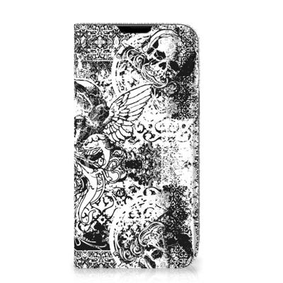 Mobiel BookCase Apple iPhone 14 Plus Skulls Angel