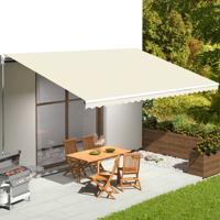 Vervangingsdoek voor luifel 6x3,5 m crmekleurig