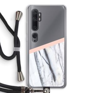 A touch of peach: Xiaomi Mi Note 10 Transparant Hoesje met koord