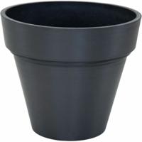 Bloempot Mega Collections Ecostone Planter Zwart 41 x 35 cm