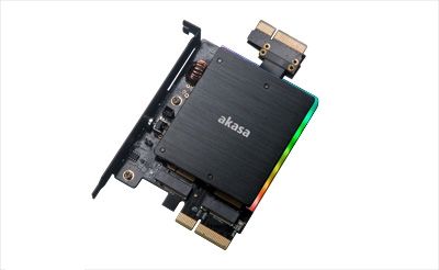 Akasa AK-PCCM2P-04 interfacekaart/-adapter M.2 Intern