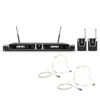 LD Systems U505 BPHH2 Dubbel draadloos headsetsysteem huidskleur
