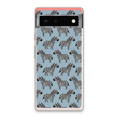 Zebra: Google Pixel 6 Transparant Hoesje