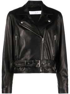 IRO veste de moto en cuir - Noir