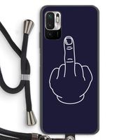 F**k U: Xiaomi Redmi Note 10 5G Transparant Hoesje met koord
