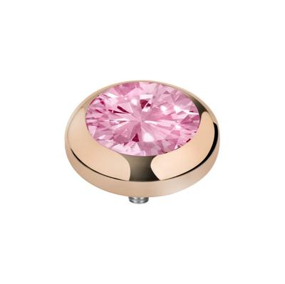 Melano Vivid Season CZ steentje Blossom Pink Rosé | 5 mm