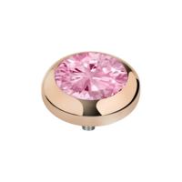 Melano Vivid Season CZ steentje Blossom Pink Rosé | 5 mm Melano Vivid Season CZ steentje Blossom Pink Rosé | 5 mm