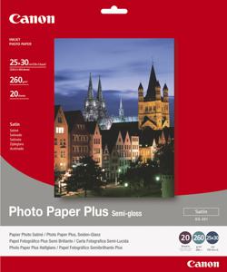 Canon Fotopapier Plus SG-201 (25x30) fotopapier 25x30 (20 vel), 260 g/qm