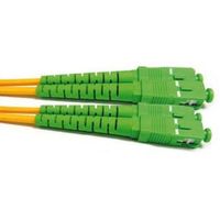 ACT 0.5 meter LSZH Singlemode 9/125 OS2 glasvezel patchkabel duplex met SC/APC connectoren