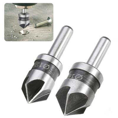 2 in 1 ronde handvat 5 Blade Afschuining houtbewerking verzonken boor kegel boor